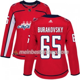Washington Capitals Andre Burakovsky 65 Adidas 2017-2018 Rot Trikot Authentic - Dame